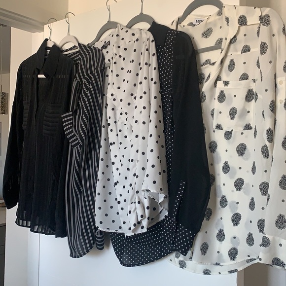 Express Tops - BUNDLE of 9 Express dress shirt blouses